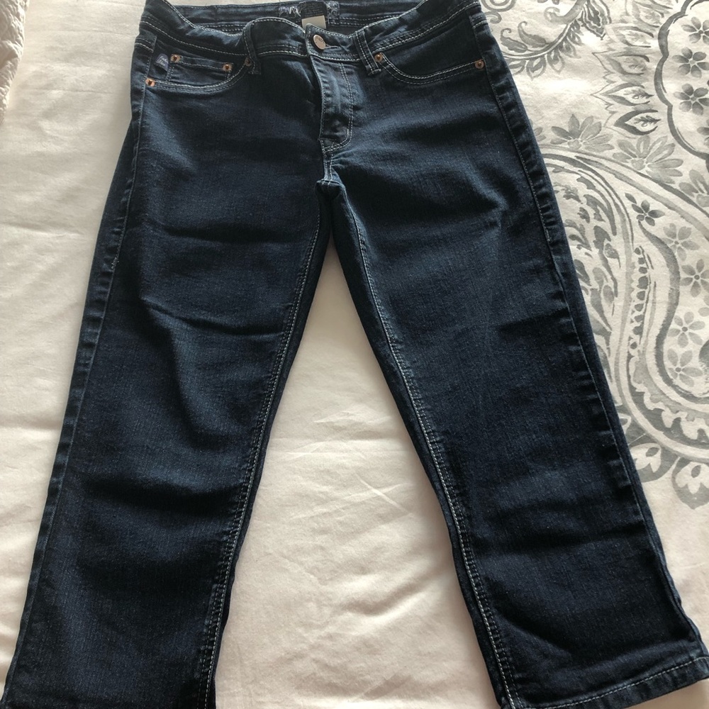 Fade To Blue cropped denim jean